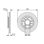 BOSCH Bremsscheibe