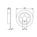 BOSCH Bremsscheibe