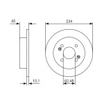 BOSCH Bremsscheibe