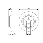 BOSCH Bremsscheibe