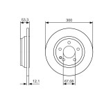 BOSCH Bremsscheibe
