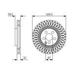 BOSCH Bremsscheibe