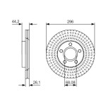 BOSCH Bremsscheibe