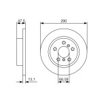 BOSCH Bremsscheibe