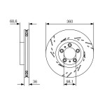 BOSCH Bremsscheibe