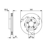 BOSCH Bremsscheibe