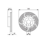 BOSCH Bremsscheibe