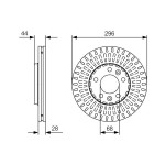 BOSCH Bremsscheibe
