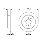 BOSCH Bremsscheibe