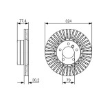 BOSCH Bremsscheibe