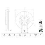 BOSCH Bremsscheibe