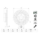 BOSCH Bremsscheibe