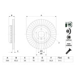 BOSCH Bremsscheibe