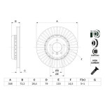 BOSCH Bremsscheibe
