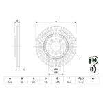 BOSCH Bremsscheibe