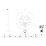 BOSCH Bremsscheibe