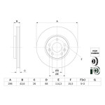 BOSCH Bremsscheibe