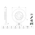 BOSCH Bremsscheibe