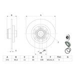BOSCH Bremsscheibe