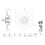 BOSCH Bremsscheibe