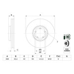 BOSCH Bremsscheibe