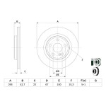 BOSCH Bremsscheibe