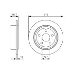 BOSCH Bremsscheibe