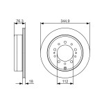 BOSCH Bremsscheibe