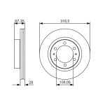 BOSCH Bremsscheibe