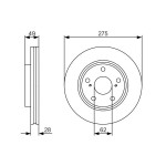 BOSCH Bremsscheibe