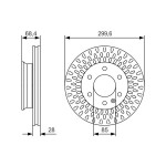 BOSCH Bremsscheibe
