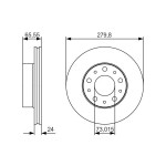 BOSCH Bremsscheibe