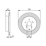 BOSCH Bremsscheibe