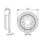 BOSCH Bremsscheibe
