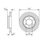 BOSCH Bremsscheibe