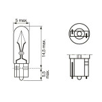 BOSCH Glühlampe, Kennzeichenleuchte