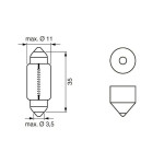 BOSCH Glühlampe, Kennzeichenleuchte