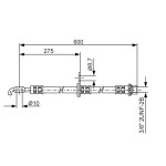 BOSCH Bremsschlauch