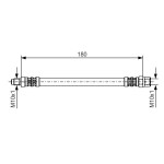 BOSCH Bremsschlauch