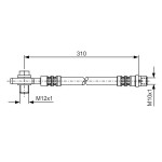 BOSCH Bremsschlauch