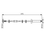 BOSCH Bremsschlauch