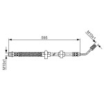 BOSCH Bremsschlauch