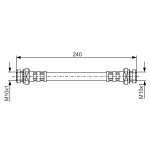 BOSCH Bremsschlauch
