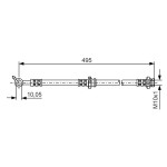BOSCH Bremsschlauch