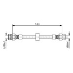 BOSCH Bremsschlauch