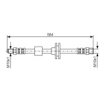 BOSCH Bremsschlauch