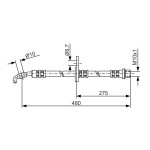 BOSCH Bremsschlauch