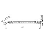 BOSCH Bremsschlauch