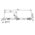 BOSCH Bremsschlauch