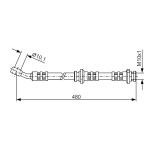 BOSCH Bremsschlauch